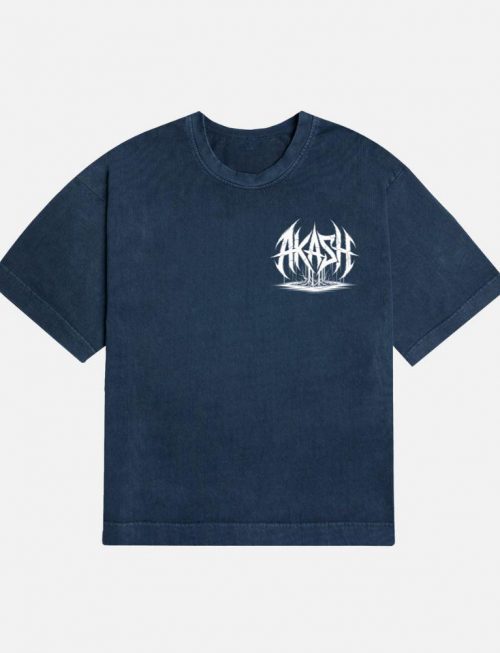 Akash Retro Typography Graphic Style T-Shirt