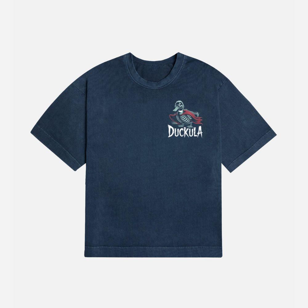 Duckula Skeleton Duck Horror Cartoon Graphic T-Shirt