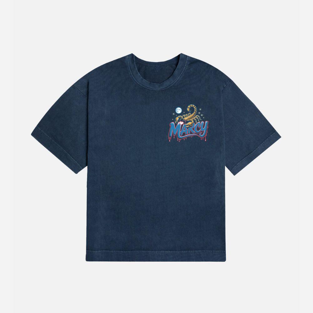 Marcy Scorpion Moon Retro Graphic Design T-Shirt