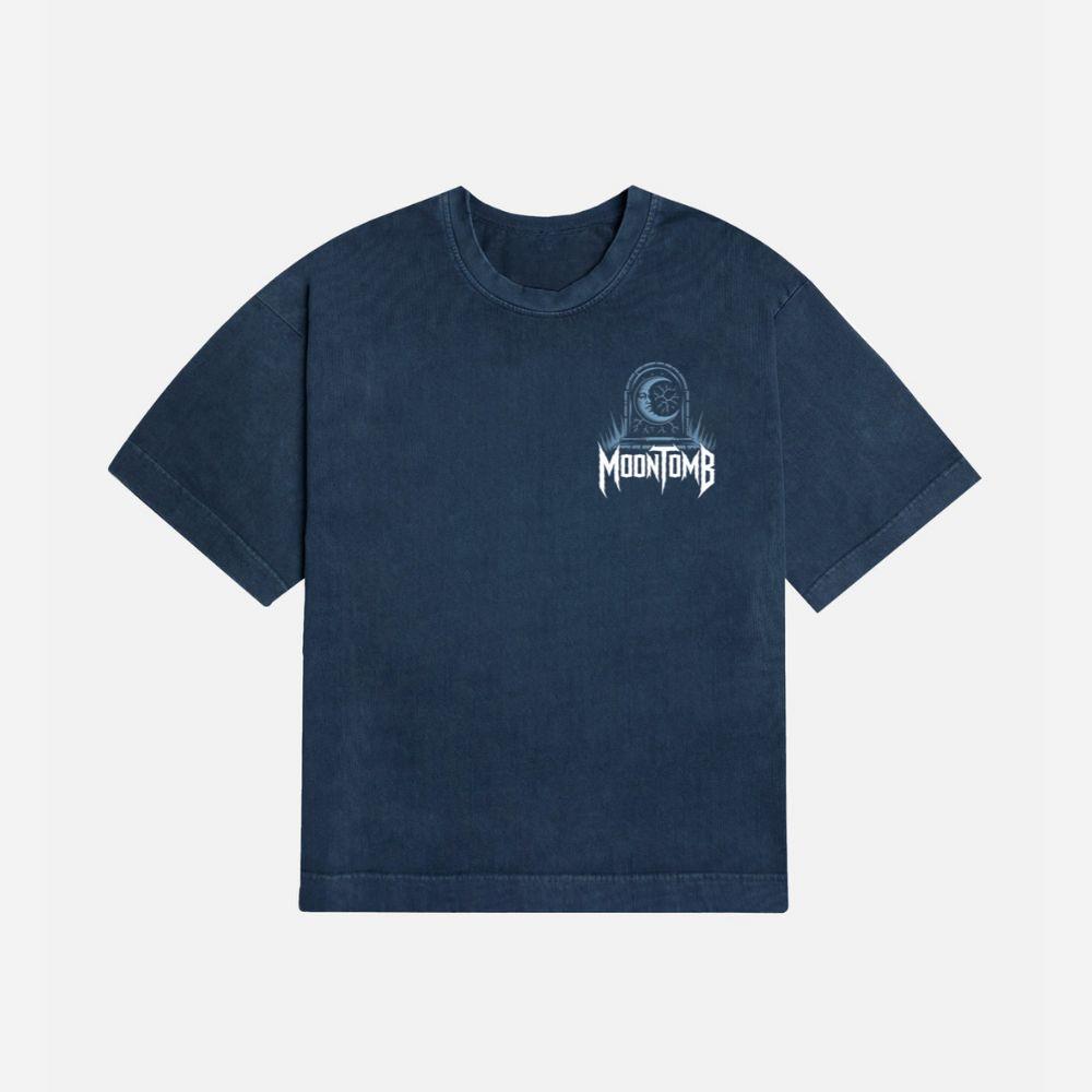 Moontomb Skull Grave Horror Graphic T-Shirt